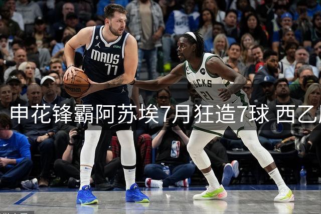 申花锋霸阿苏埃7月狂造7球 西乙历练成就中超现象级表现